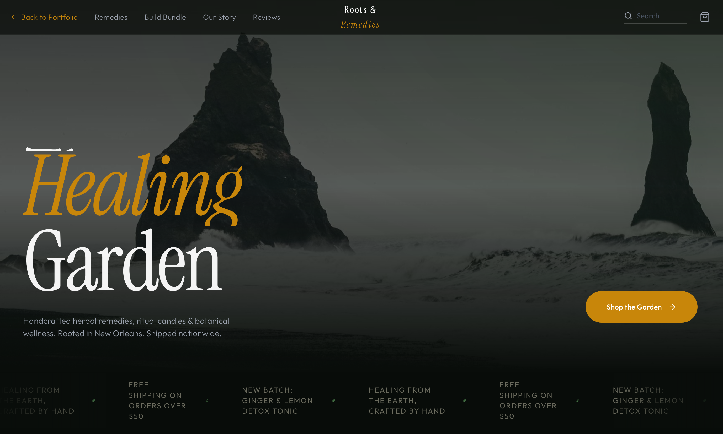 Roots & Remedies Mockup