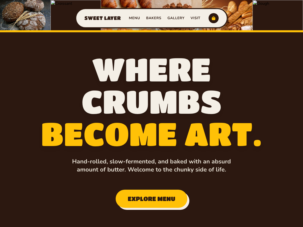 Sweet Layer Bakery Mockup